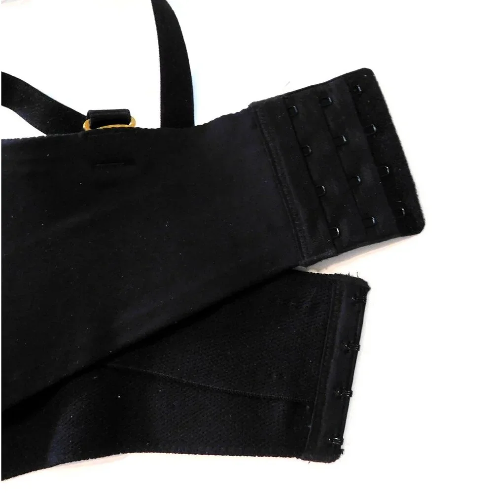 Soma Convertible Bra 38DDD Black Strapless Cross Back Adjustable Straps - Picture 6 of 8